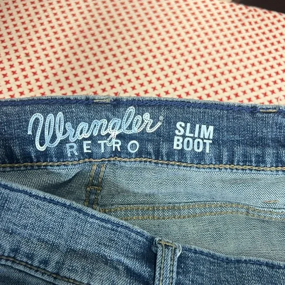 Wrangler retro slim bootcut jeans 36x34 - Picture 6 of 10